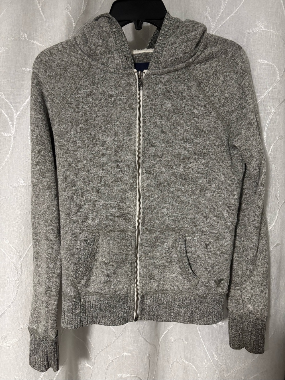American Eagle Outfitters Women’s Gray Zip-Up Hoodie